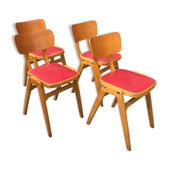 Red centa chairs