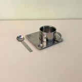 Set de tasse à espresso en acier inoxydable