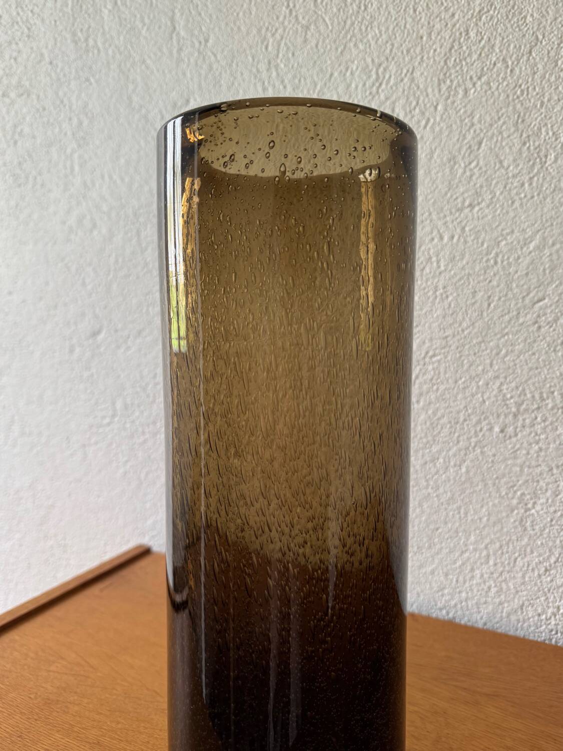 Bendor bubble glass roller vase from the 60s