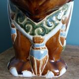 Éléphant porte-plante en céramique