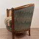 Art Deco Style Barrel Armchair (end of the 20th century)