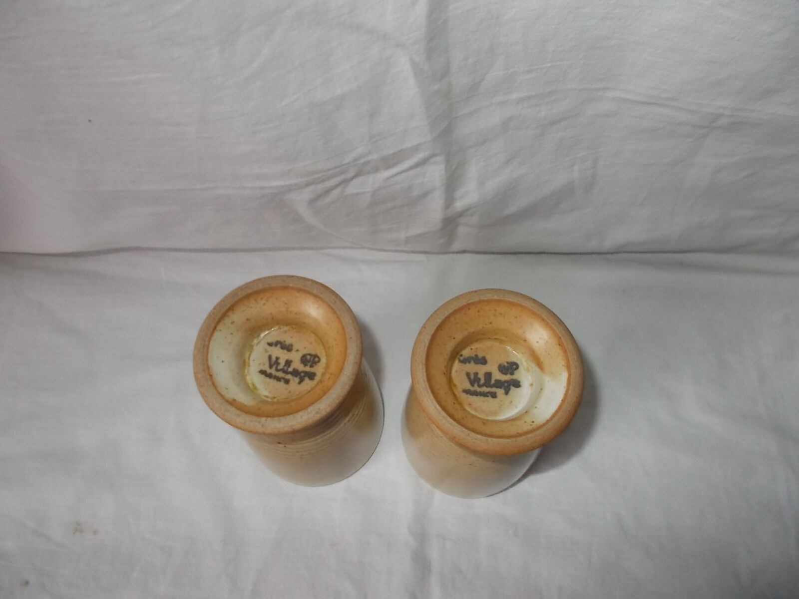 Lot of 2 mazagrans sandstone village