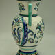 Vase décor baroque signé Maioliche Deruta Italy