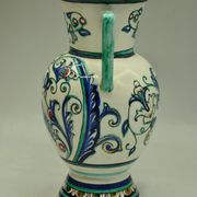 Baroque decoration vase by Maioliche Deruta Italy