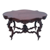 Rococo mahogany table, France, circa 1870.