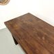 Small 1950s farmhouse table in blond walnut