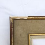 1950s frame in wood, plaster and fabric
