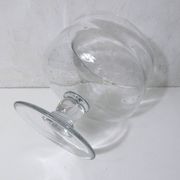 Large bubble glass bowl vintage