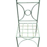 Set of 5 wrought iron garden furniture chairs