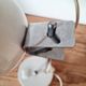 Small vintage Space Age desk lamp in white metal, 1970s design.