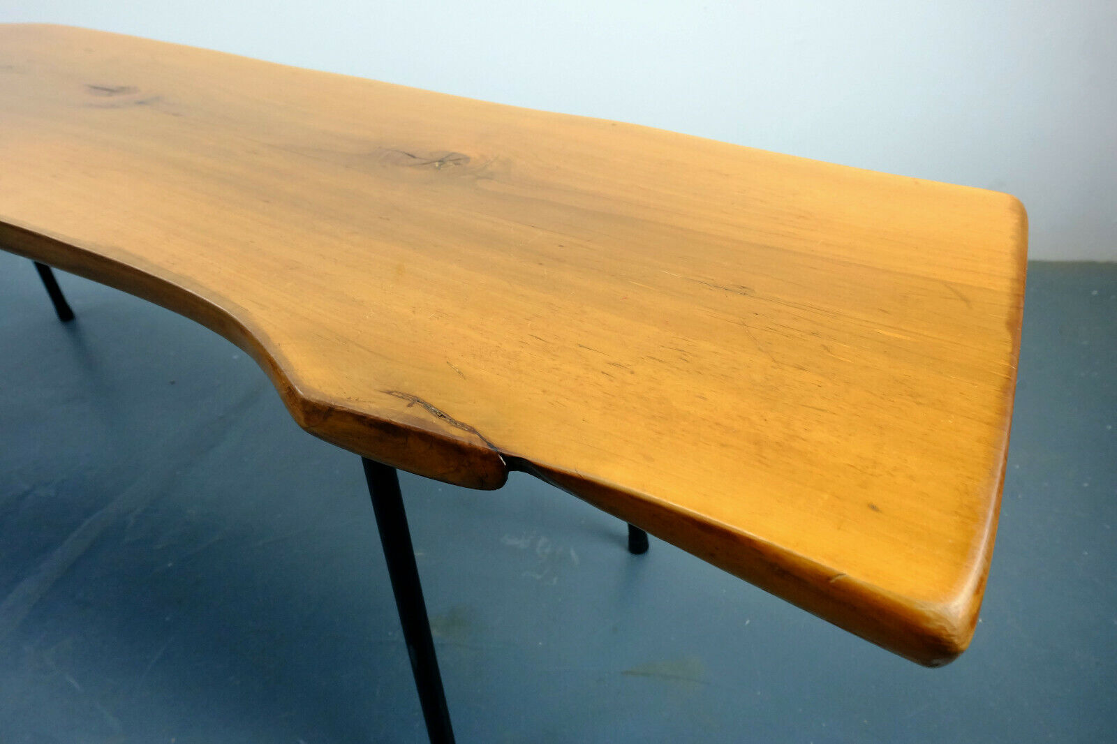 50s coffee table in solid cherry wood
