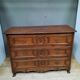 Chest of drawers in solid chene of the eighteenth sawcum