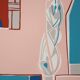 Françoise Gilot : La maison rose, sérigraphie originale