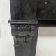 Napoleon III period fireplace with a black marble corbel. 19th century.