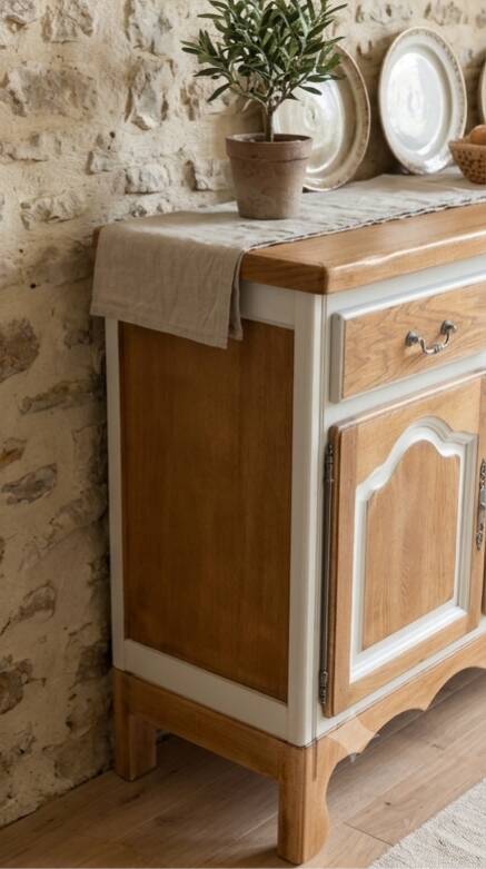 Buffet style country chic