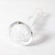 Small Vintage Clear Single Flower Glass Vase / Pukeberg / Sweden / 1960s