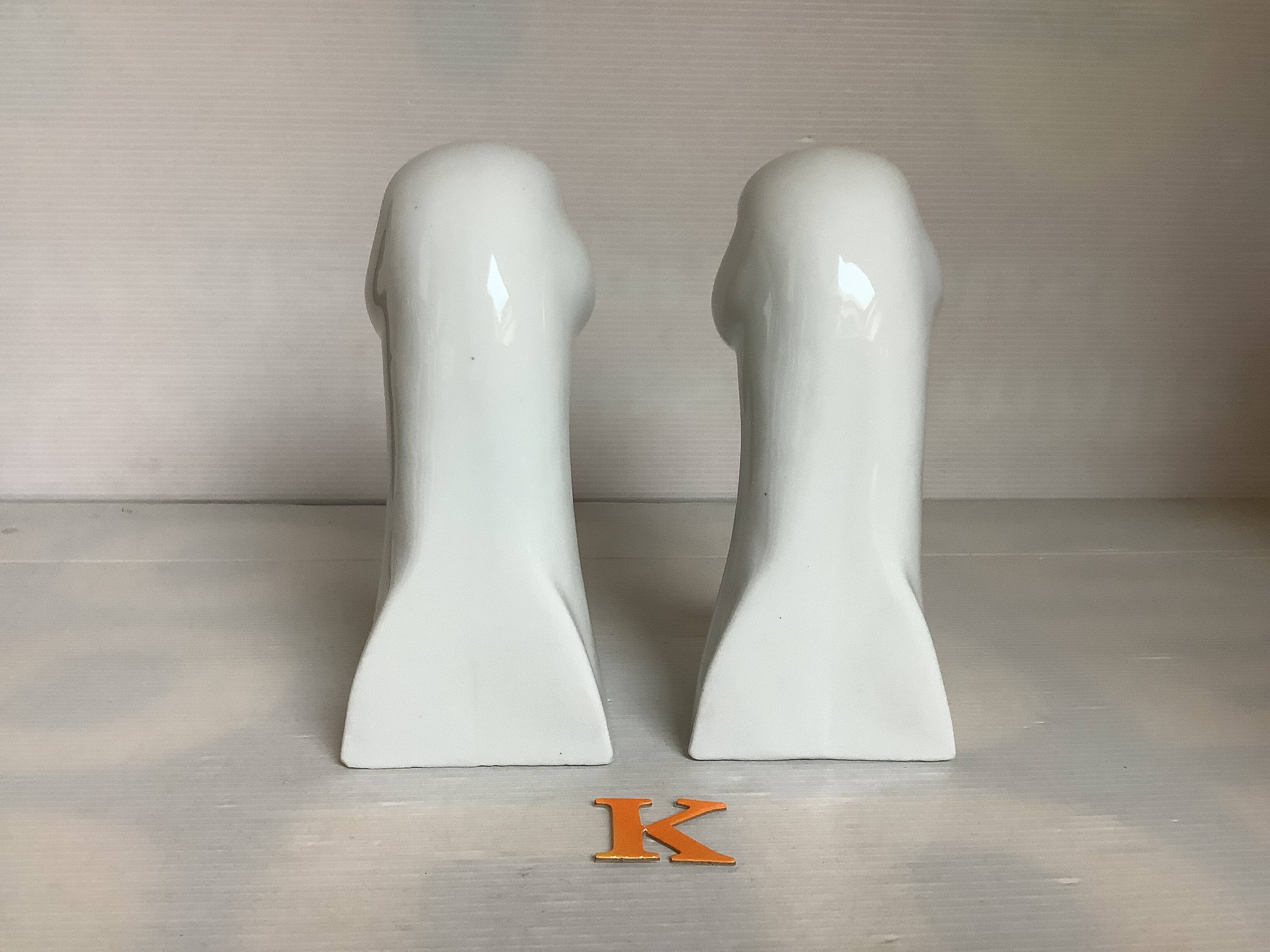 Paire de serre livres canards oies oiseaux