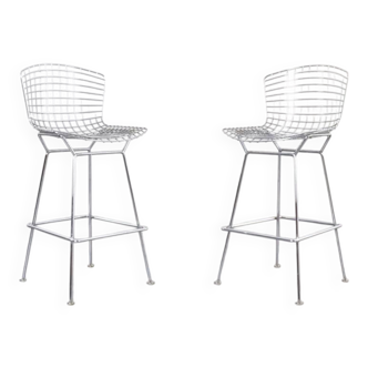Vintage Bar Stools by Harry Bertoia for Knoll International, 1970s, Set of