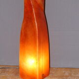 Orange fiberglass floor lamp design