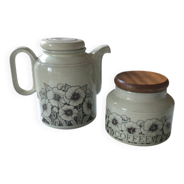 Cafetière et pot à café Hornsea England