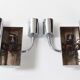 Pair of vintage wall sconces, 70s