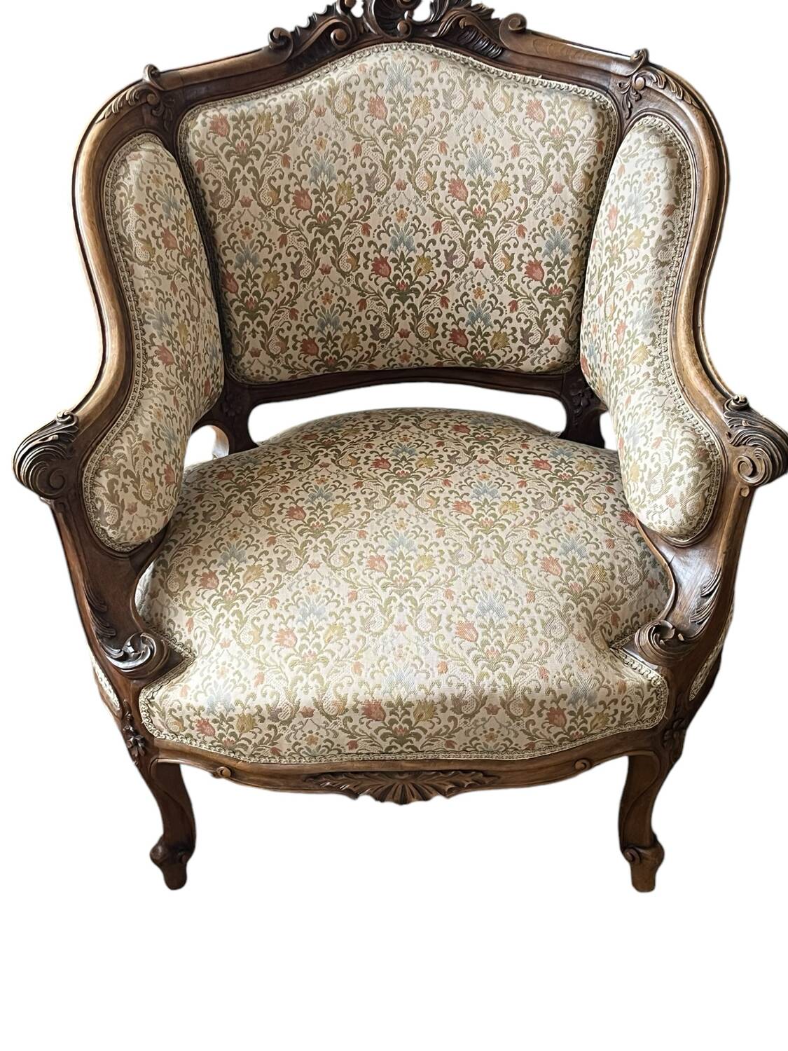 Complete living room Italian Louis XV style sofa armchair chair