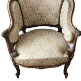 Complete living room Italian Louis XV style sofa armchair chair