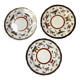 Set assiettes Japon or 18 carat