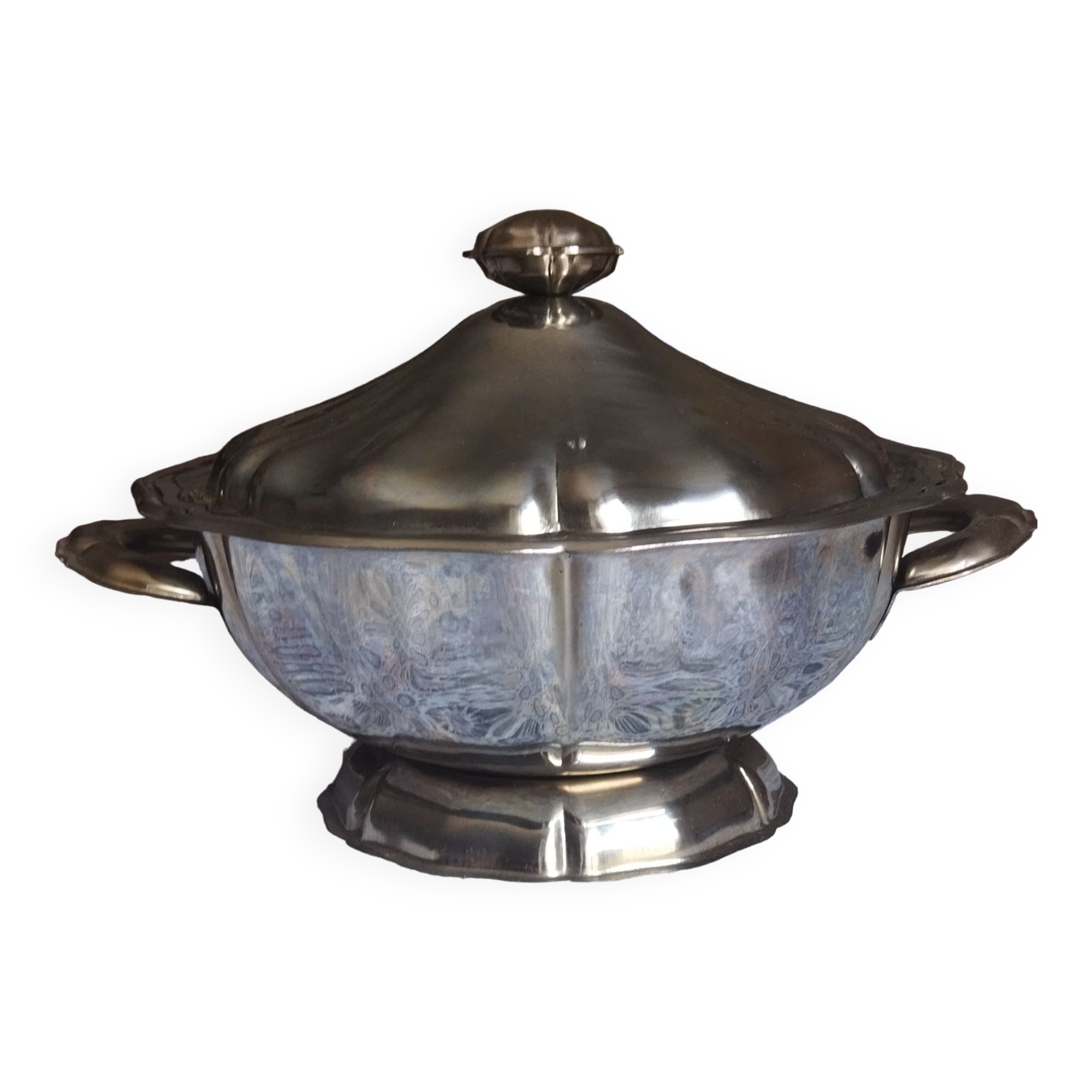 Stainless steel tureen