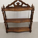 19th century mahogany wall shelf
