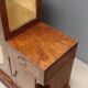 Vintage display cabinet in burl veneer, design, Italy, 1920s-1930s
