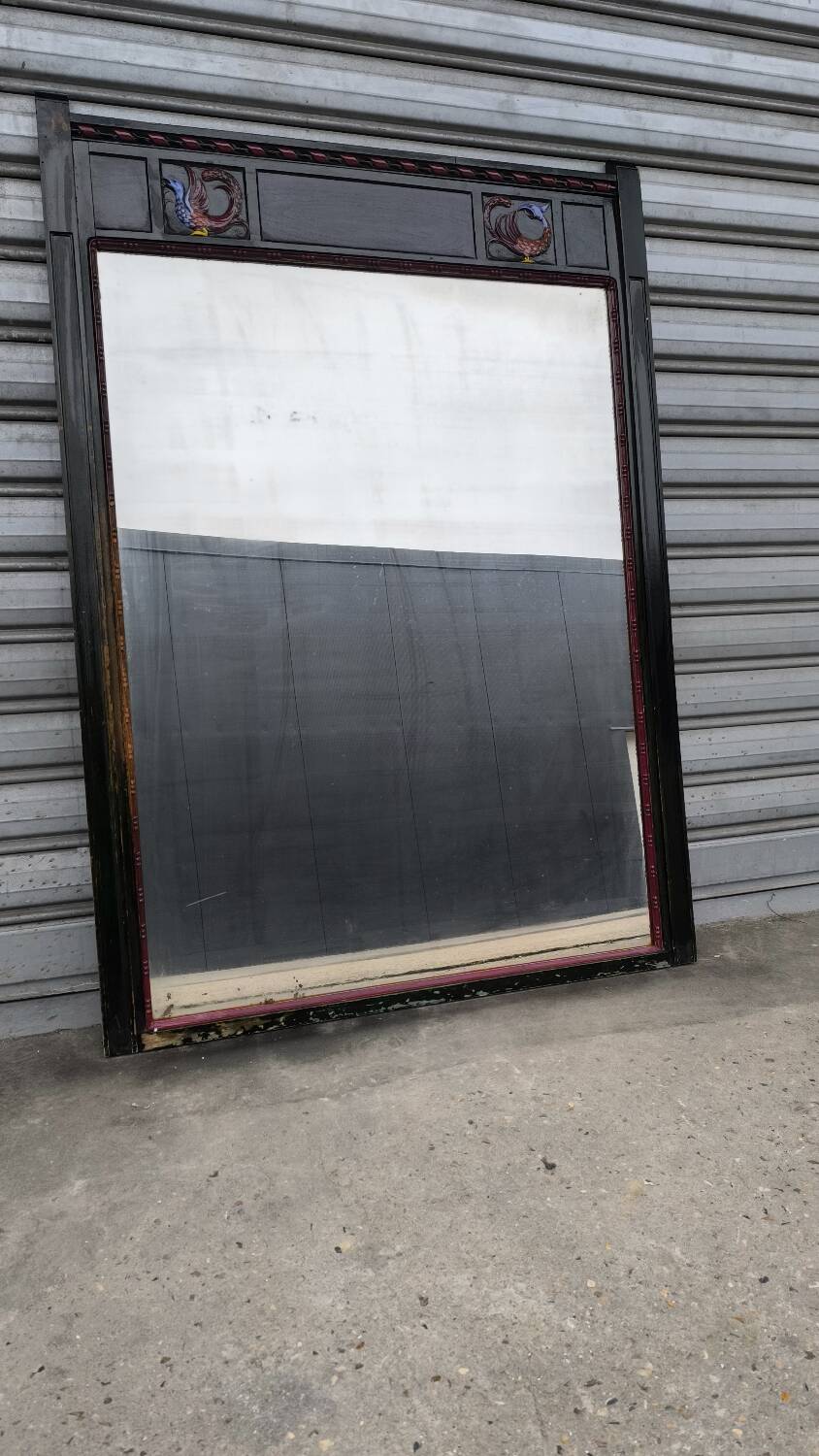 Japanese trumeau mirror, 1950s