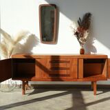 Scandinavian sideboard - long handles - 60s