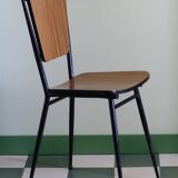 Set of 4 chairs Fusmatic in formica 60s