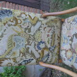 Louis XIII style armchair with tapestry