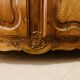 Magnificent two-body sideboard in carved walnut, Louis XV style.