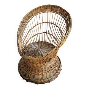 Fauteuil corbeille en