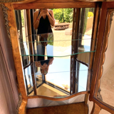 SHOWCASE of Louis XV style curved