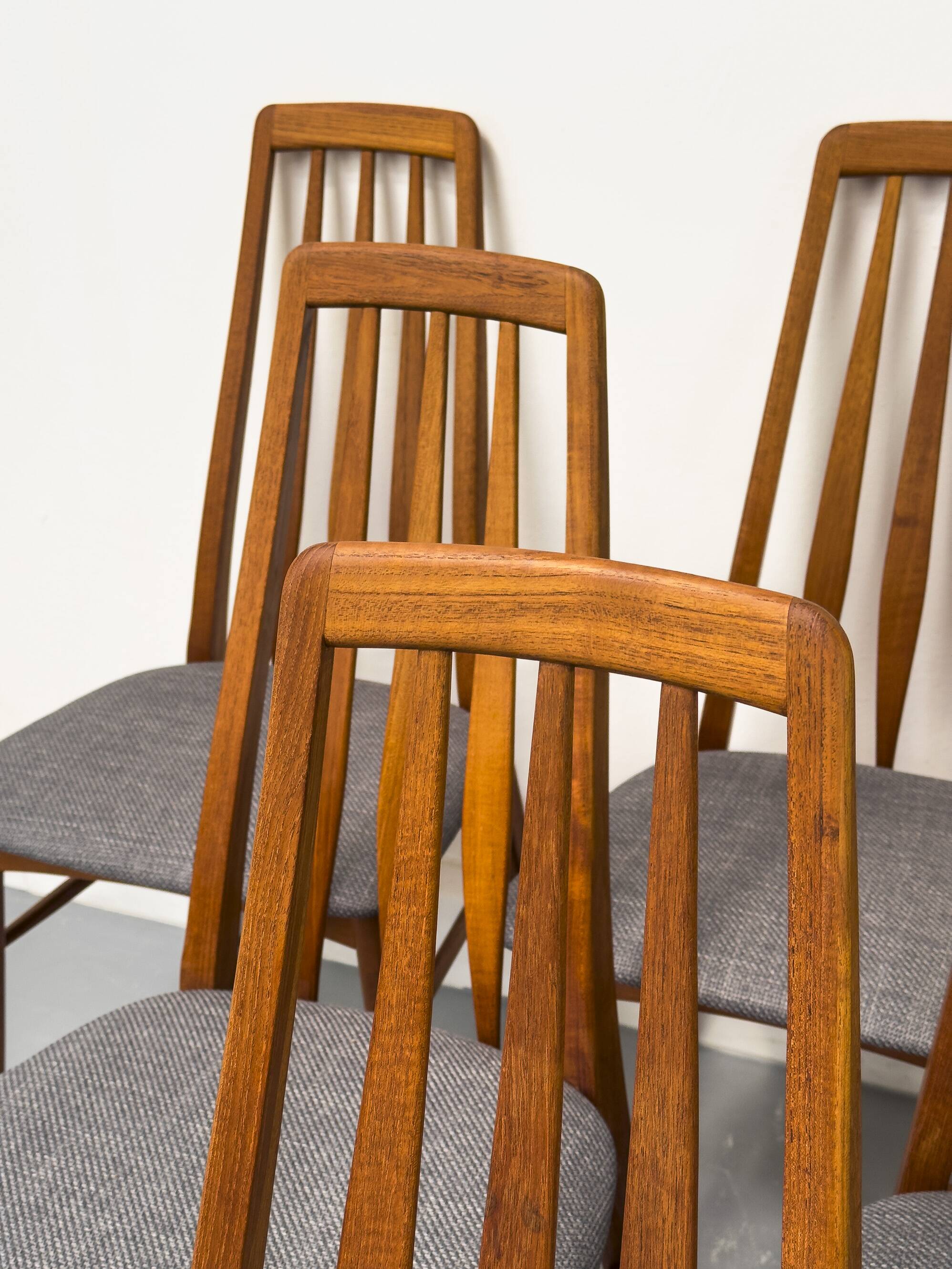 Chaises Eva de Niels Koefoed pour Hornslet Møbelfabrik, 1960