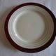 Digoin sarreguemines opaque porcelain dinner plates, pasteur pattern