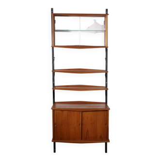 Teak Wall Shelf – 1960s Mid-Century Modular Shelving System