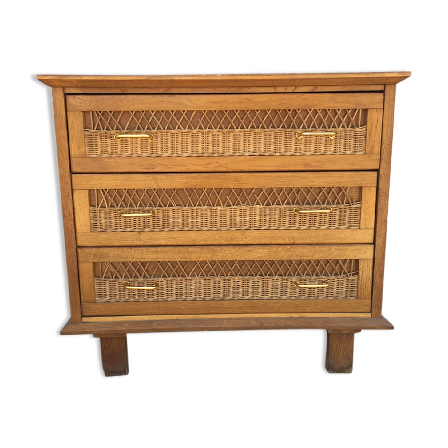 Rattan dresser