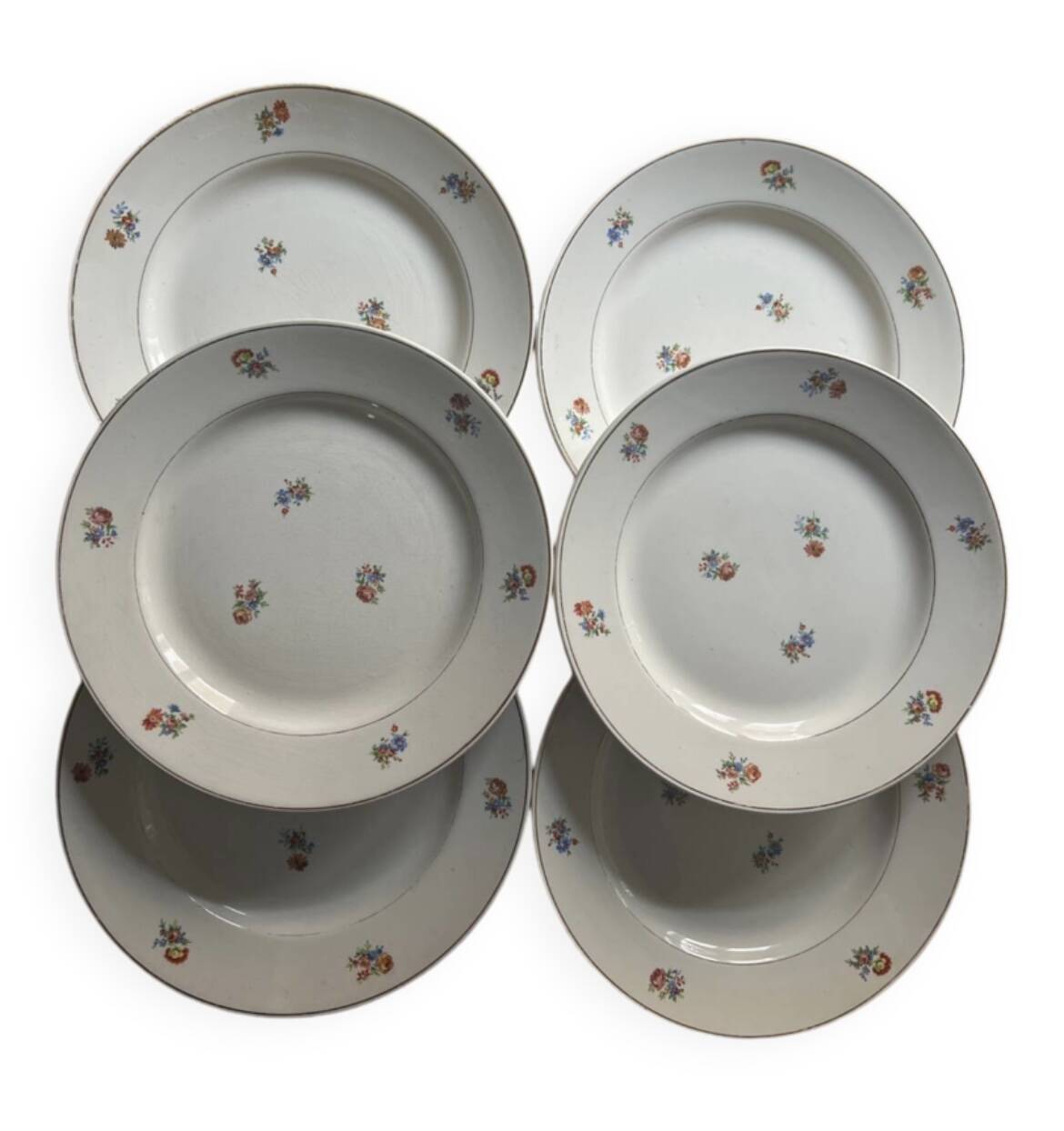 6 dessert plates