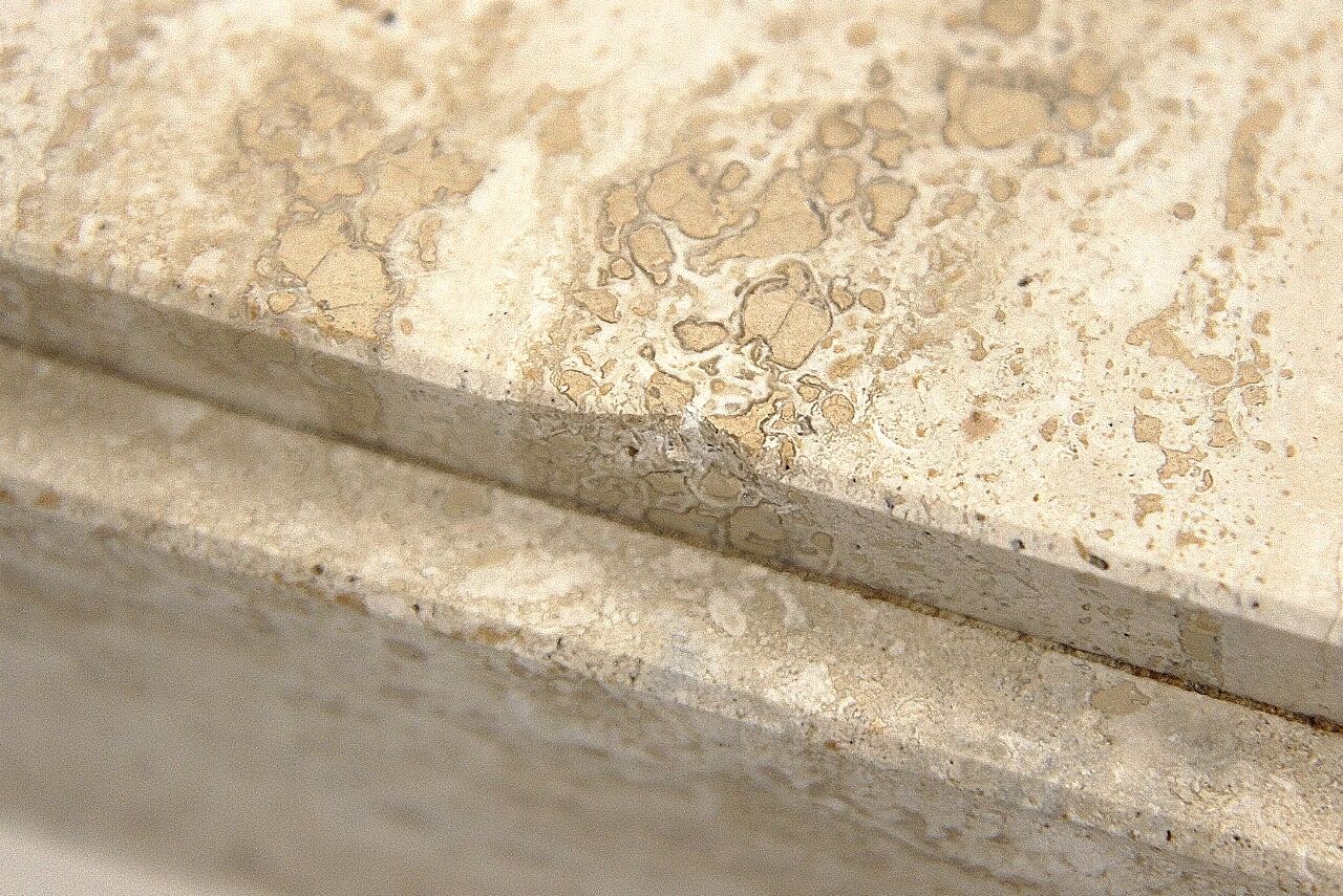 Travertine coffee table, Italy, 1970