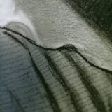 Magnificent portrait pencil drawing 19th century