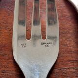 Ercuis - Set of 6 Sully model cake forks in silver metal