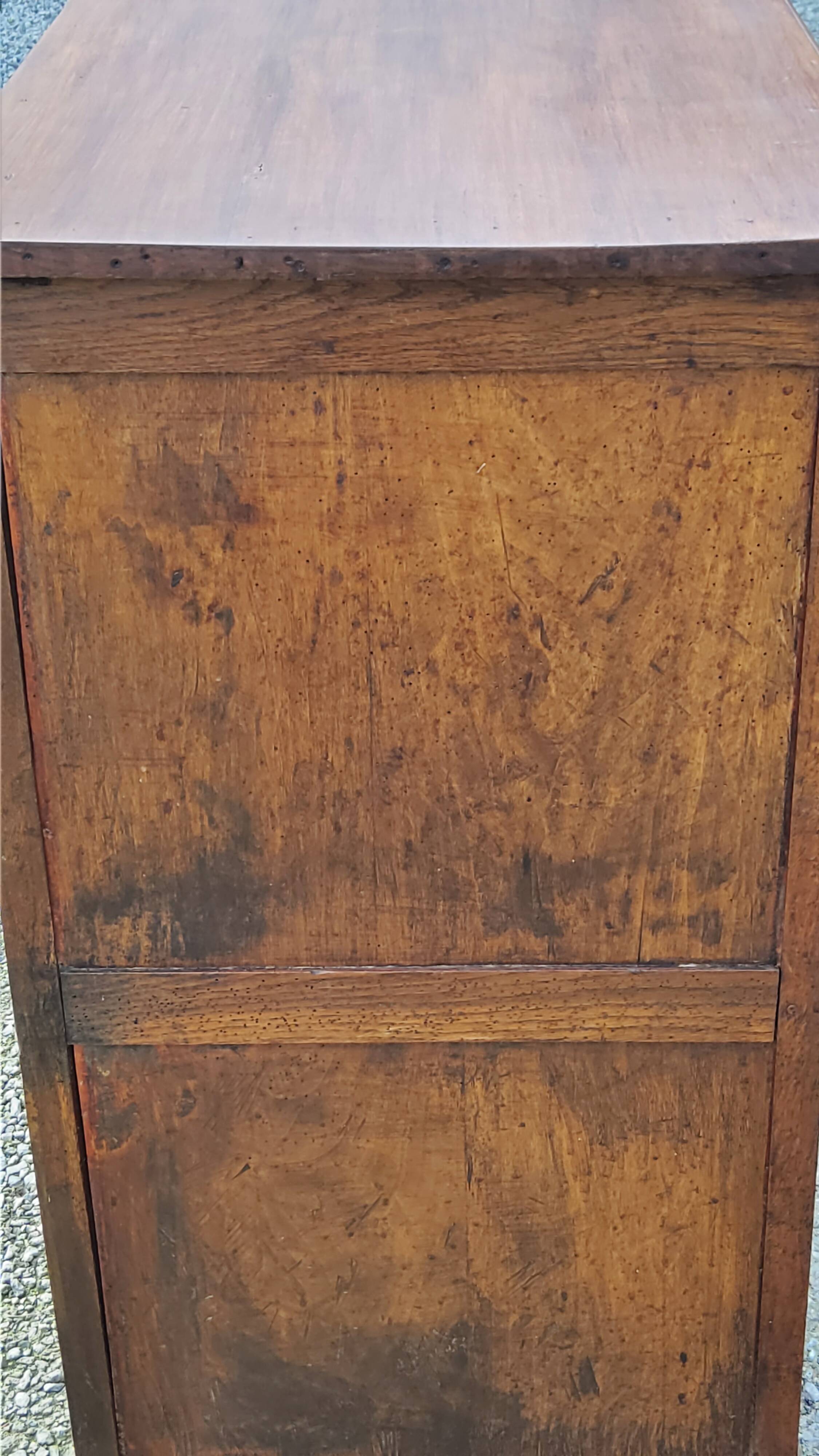 Parisian sideboard in solid oak and solid poplar early 20th century