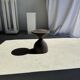 Sexy Neck - Solid wood (monoxyle) brown side table