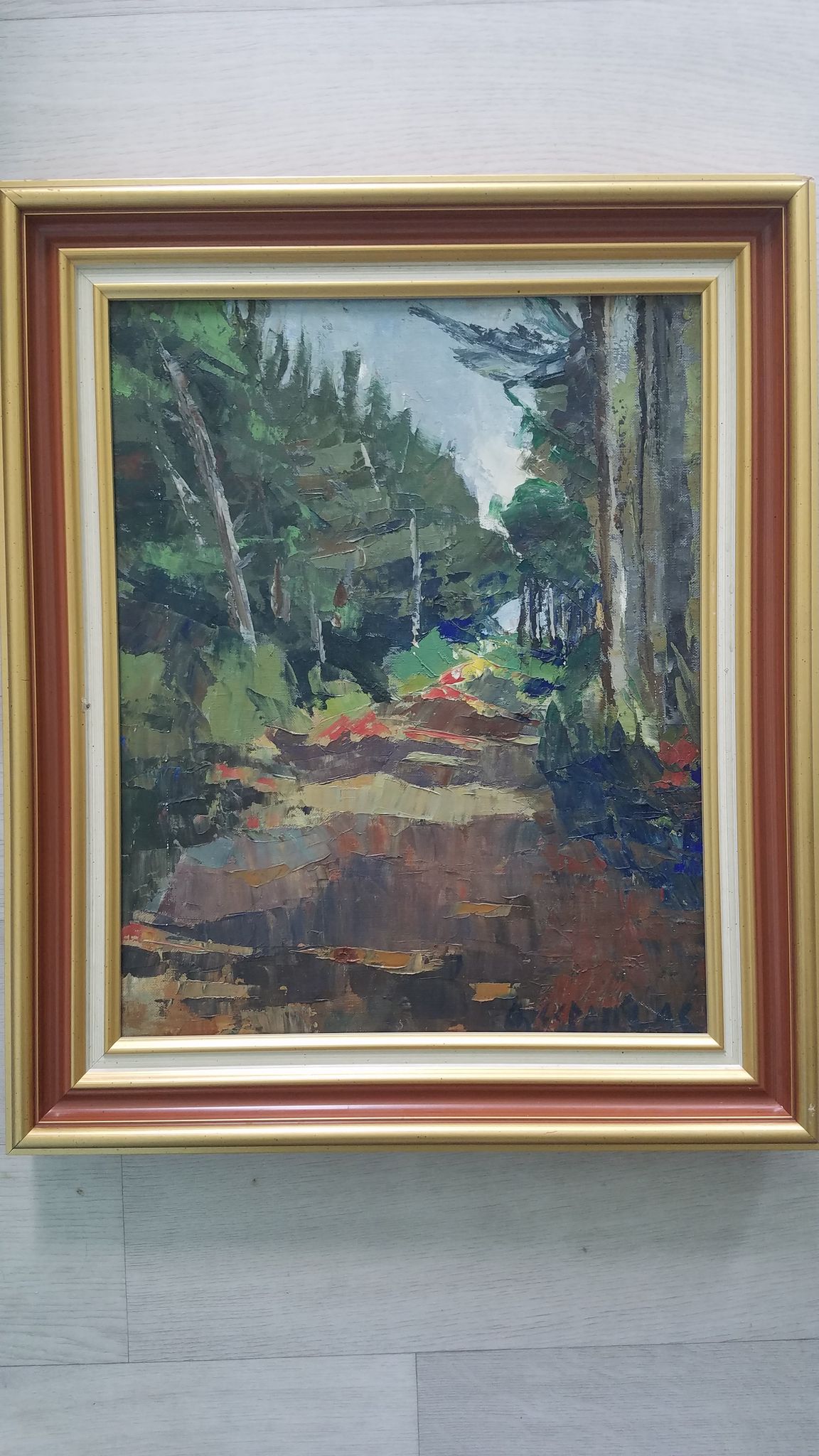 Oil painting on canvas