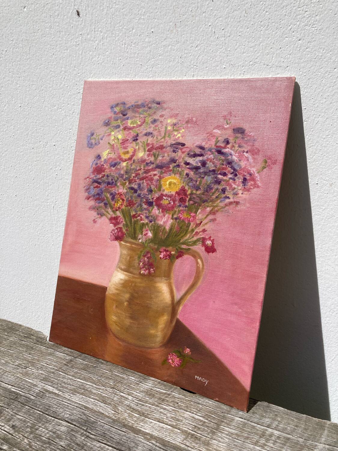 Bouquet of flowers oil painting